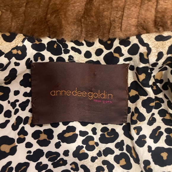 Anne Dee Goldin crop fur cheetah jacket - Picture 3 of 3